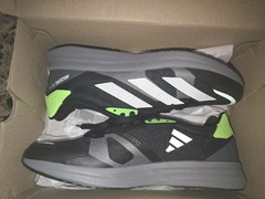 Size 11 Adidas Adizero RC 4 ‘Black Solar Green’ gx6660 Comfort NEW