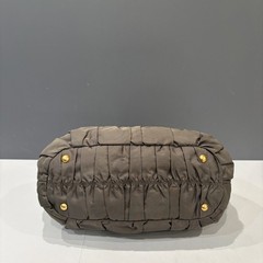 Prada Tote Bag Kaki Dark Brown Tessuto Nylon (sy042426a3)
