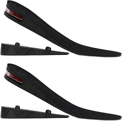 Height Increase Insoles, 2-Layer 1.5” Heel Shoe Lift Kit with Air Cushion Taller