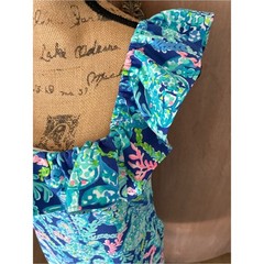 NWT LILLY PULITZER ZOYA RUFFLE ATHLETIC PICKLE BALL Vacation tennis dress 6