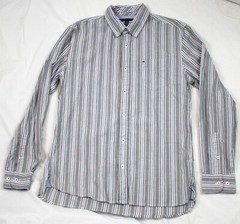 Tommy Hilfiger Custom Fit Mens Long Sleeve Button Down Shirt Size Medium