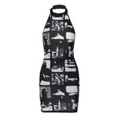 Women’s Sexy Halter Short Bodycon Mini Dress Sleeveless Backless Party Clubwear