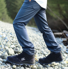 Men black Safety Work Shoes Steel Toe Boots Outdoor Sneakers