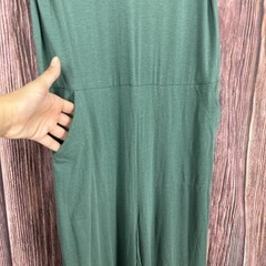 Universal Standard Ultimates Jemma Jumpsuit XXS V-Neck Green Wide Leg Oversized