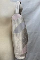 Vintage Japanese Obi Silk Shoulder Bag Geometric Knot Bag One of a Kind