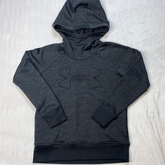 Under Armour ColdGear Hoodie Pullover Boys Youth XS Losse Fit High Neck Fleece