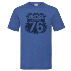 Vintage 1976 Nineteen Seventy Six T-Shirt Birthday Gift
