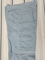WRANGLER GRAY PANTS CARPENTER JEANS 94HYWLV 29×30 100% COTTON