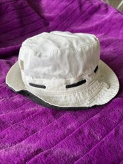 Sassy Canvas Hat Circumference 20inches, 2.25 Inch Brim, Oyster w/ Blk Lining
