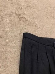 Vintage pure wool classic Tuxedo night black shawl lapel 3 piece suit 42R