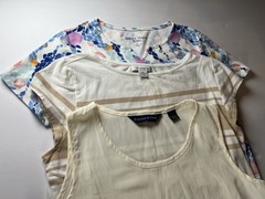 Women’s XL Shirt Lot – Rebecca Malone, Liz Claiborne, Preston & York – 3 Pack