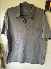 Daniel Cremieux Mens Golf Polo in Dark Gray Size L 100% Cotton