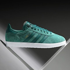 Adidas Originals Gazelle Men’s Soccer Sneakers Athletic Shoe Suede Green #986