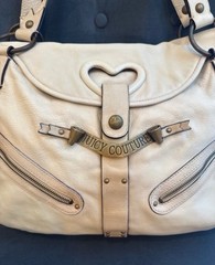 Vintage Heart Cutout Leather Oversized Juicy Couture Shoulder Bag – Y2K
