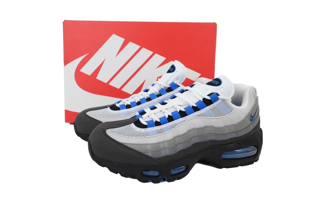 Nike Air Max 95 “Photo Blue” Men’s Grey Black Blue Running Sneakers