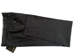 DONALD ROSS Men’s Classic Pants, Black Solid Color DROP 6, 70% Discount.