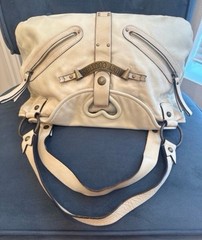 Vintage Heart Cutout Leather Oversized Juicy Couture Shoulder Bag – Y2K