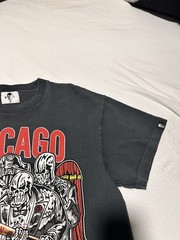 Warren Lotas Shirt Men M Black Boss Of The Windy City Al Capone Skeleton Graphic
