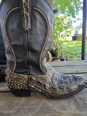 Cody James Natural Hornback Alligator 13 D Boots