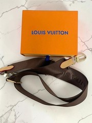 Louis Vuitton Adjustable Brown Shoulder Strap Crossbody Bag Pouch Replacement LV