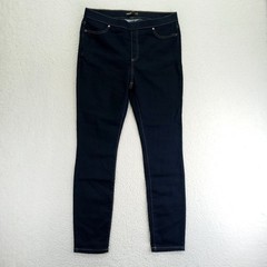 Simply Vera Vera Wang Womens Mid Rise Shaping Denim Leggings Indigo Blue Large