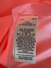 Ted Baker London Coral Orange Dress Jeweled Collar Shift Dress Womens size 2