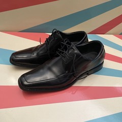 Stacy-Adams Men’s Drake lace-ups Leather Black Shoes 20130-001 size 11 W w/box