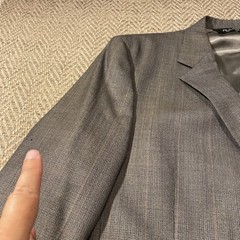 Jos A Bank 44L Long Nailhead Worsted Wool Mens Blazer Sport Coat Jacket