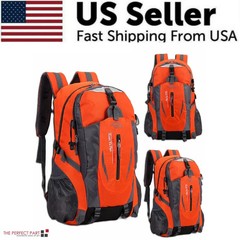 40L Men Women Travel Backpack Rucksack Camping Laptop Hiking School Book Bag