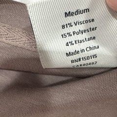 VARLEY Anset Jacket DoubleSoft Snap High Neck Belted Wrap Cardigan Mauve Taupe M