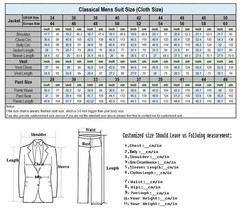 Men Ivory Cream 3 Piece Suit Peak Lapel Blazer Vest Pants Wedding Prom