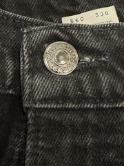 Vintage Levis 545 Jeans Mens 40×32 Black Denim Loose Fit Brown Tab Made In USA