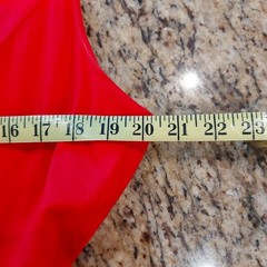 GRACE KARIN Women’s Red Sleeveless Midi Dress Size 3XL Cottton Blend Back Zip
