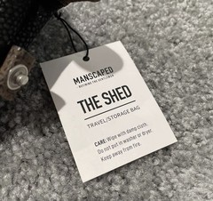 Manscaped The Shed Mens Premium Quality Toiletry Bag Leather Kit