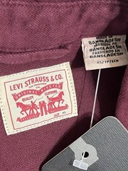 Levi’s Women’s Ultimate Western Cowgirl Pearl Snap Shirt Windsor Wine Size XS