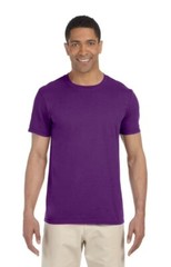 Gildan 64000 Softstyle T-Shirt Unisex Small Blank Tee Purple New