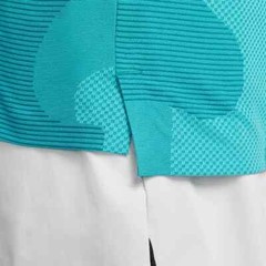 Nike Dri-Fit ADV Tour Camo Golf Polo Teal DR5312-381 Mens 2XL XXL
