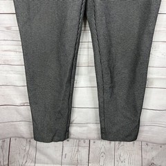 J. Jill Womens Ponte Slim Leg Pants Size Small Black White Pull-On