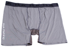 Huk Men’s 3XL Gray Performance Boxer Brief Underwear Wicking Stretch Anti-Odor