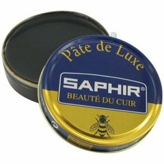 Black Saphir Shoe Polish Pate de Luxe 50ml Tin – Made in France