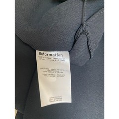 NWT Reformation Iryna Black Sweetheart Slip Dress w/ scarf Sz 8