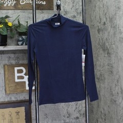 32 Degrees Womens Heat Mock-Neck Long-Sleeve Top Indigo Iris Blue XS
