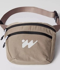 Urban Outfitters Without Walls Cross Reflective Logo Tan Body Bag, Unisex, NWOT