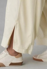 Daily Practice by Anthropologie Jesse Wide-Leg Pants pearl Size Size L