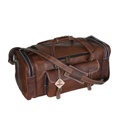Handmade Genuine Leather Travel Duffel Luggage Weekender Overnight Bag Unisex