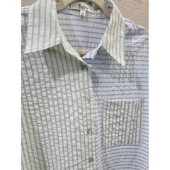 Striped Collared Button Down Shirt