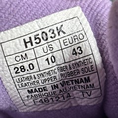Asics GEL-LYTE III H503K Light Grey Purple Snowman Size 10