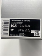 Nike ZM Superfly 10 Elite FG Ember Glow Aurora Green (FQ1454 800) Men’s Sz 10.5
