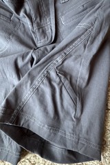 Athleta Dipper Quick Dry Hiking Shorts Pockets Charcoal Gray Size 4