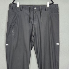Truewerk Pants Mens 3XL Black Flat Front Straight Leg Utility Work Cargo Pocket